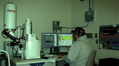 Principal Research Scientist on Scanning Electron Microscope with an Energy Dispersive X-Ray Microanalysis System.